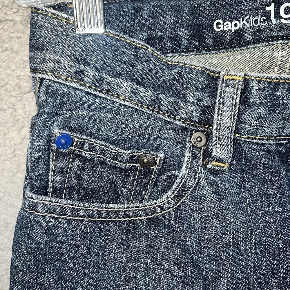 GAP‎ Kids Jeans Youth Size 8 x 23 Blue Denim Boot Cut Adjustable Waist Pants